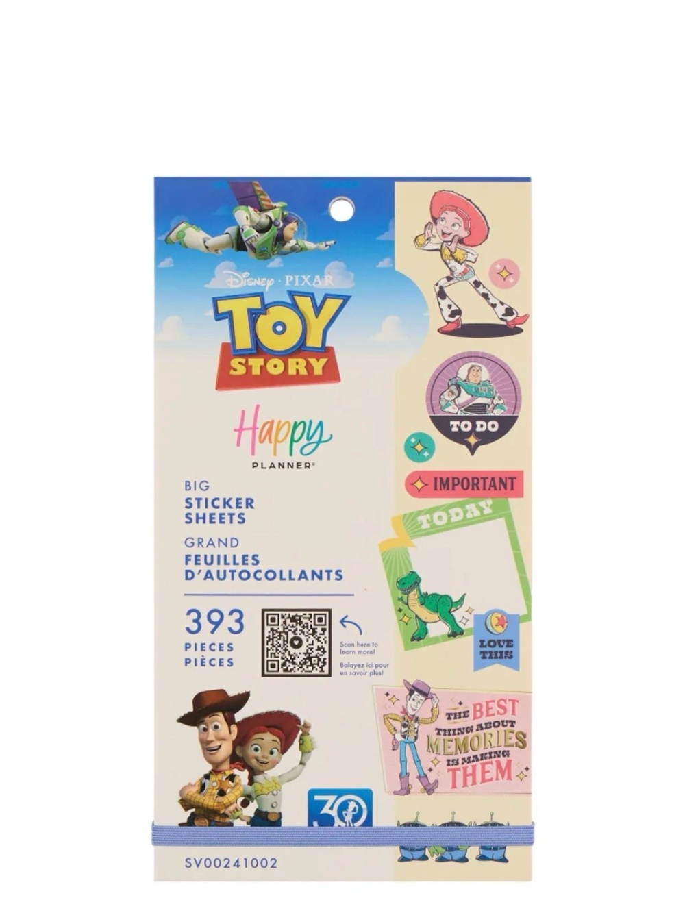 Toy Story Happy Planner 393 Stickers -Ret $28